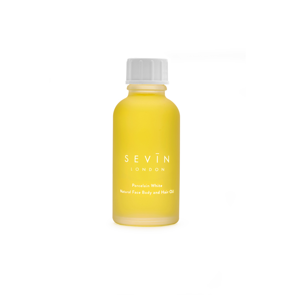 Sevin London PORCELAIN WHITE FACE, BODY & HAIR OIL 30ml - ОЛІЯ ДЛЯ ОБЛИЧЧЯ, ТІЛА ТА ВОЛОССЯ